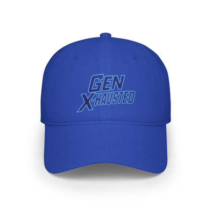 Gen X-Hausted Cotton Baseball Cap: Vintage Look, Comfortable Fit