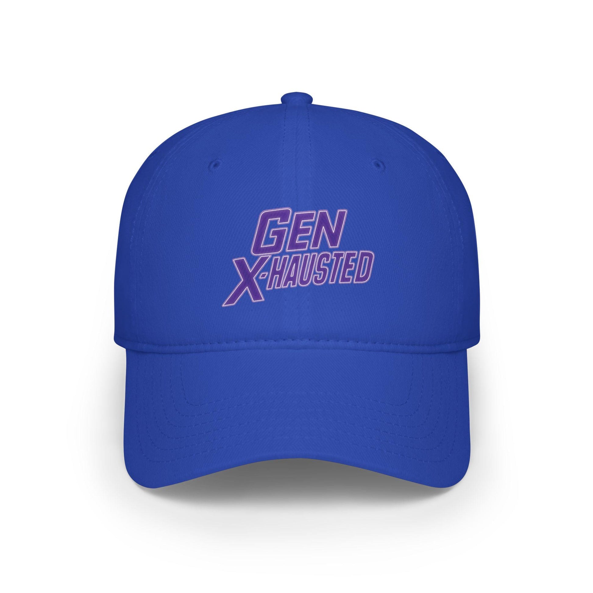 Gen X-Hausted Cotton Baseball Cap: Vintage Look, Comfortable Fit