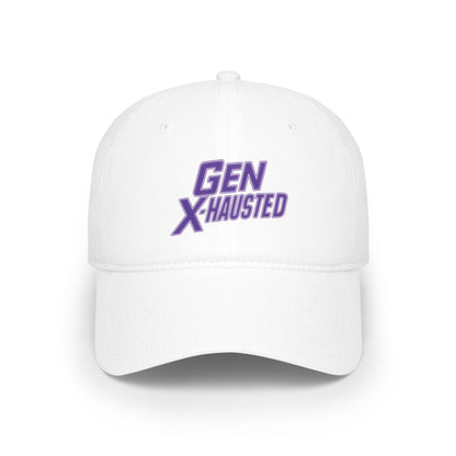 Gen X-Hausted Cotton Baseball Cap: Vintage Look, Comfortable Fit