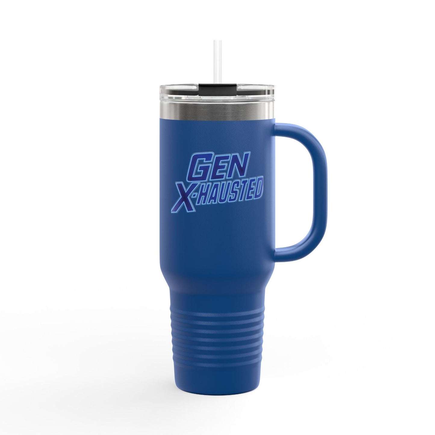 Gen X-Hausted Insulated Travel Mug: 40oz Stainless Steel Tumbler