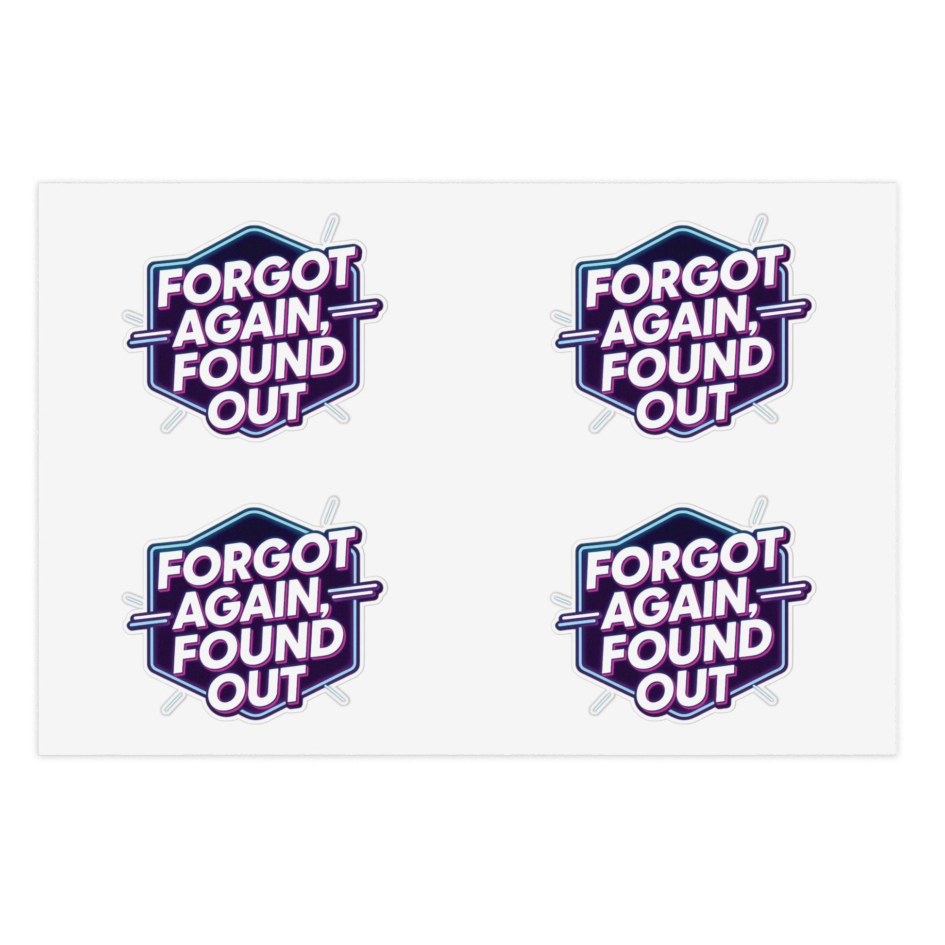 Gen X Humor Sticker Sheet Bundle: 90s Nostalgia Decals