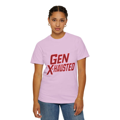 Gen X-Hausted T-Shirt: Vintage Style Humor Tee