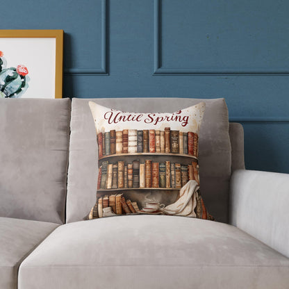 Literary Pillow: Cozy Book Lover Home Decor