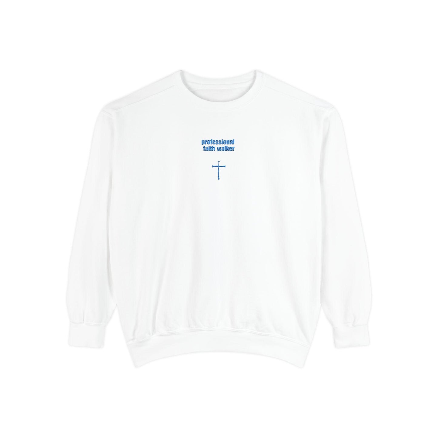 Embroidered Christian Faith Sweatshirt: Inspirational Bible Verse Jumper