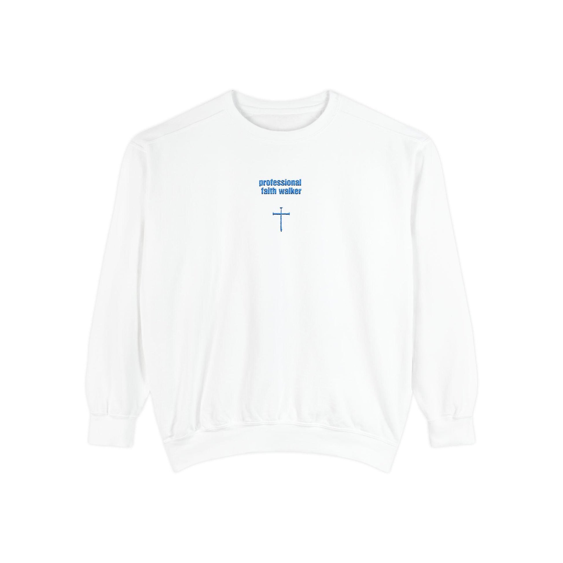 Embroidered Christian Faith Sweatshirt: Inspirational Bible Verse Jumper