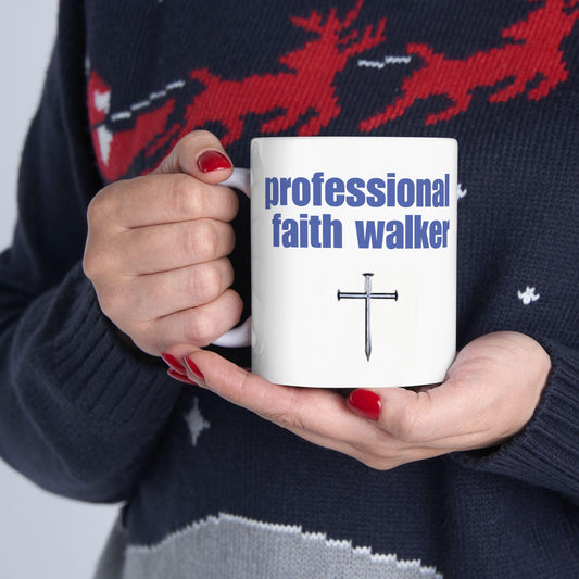 Faith Walker Christian Coffee Mug: Inspirational Religious Gift