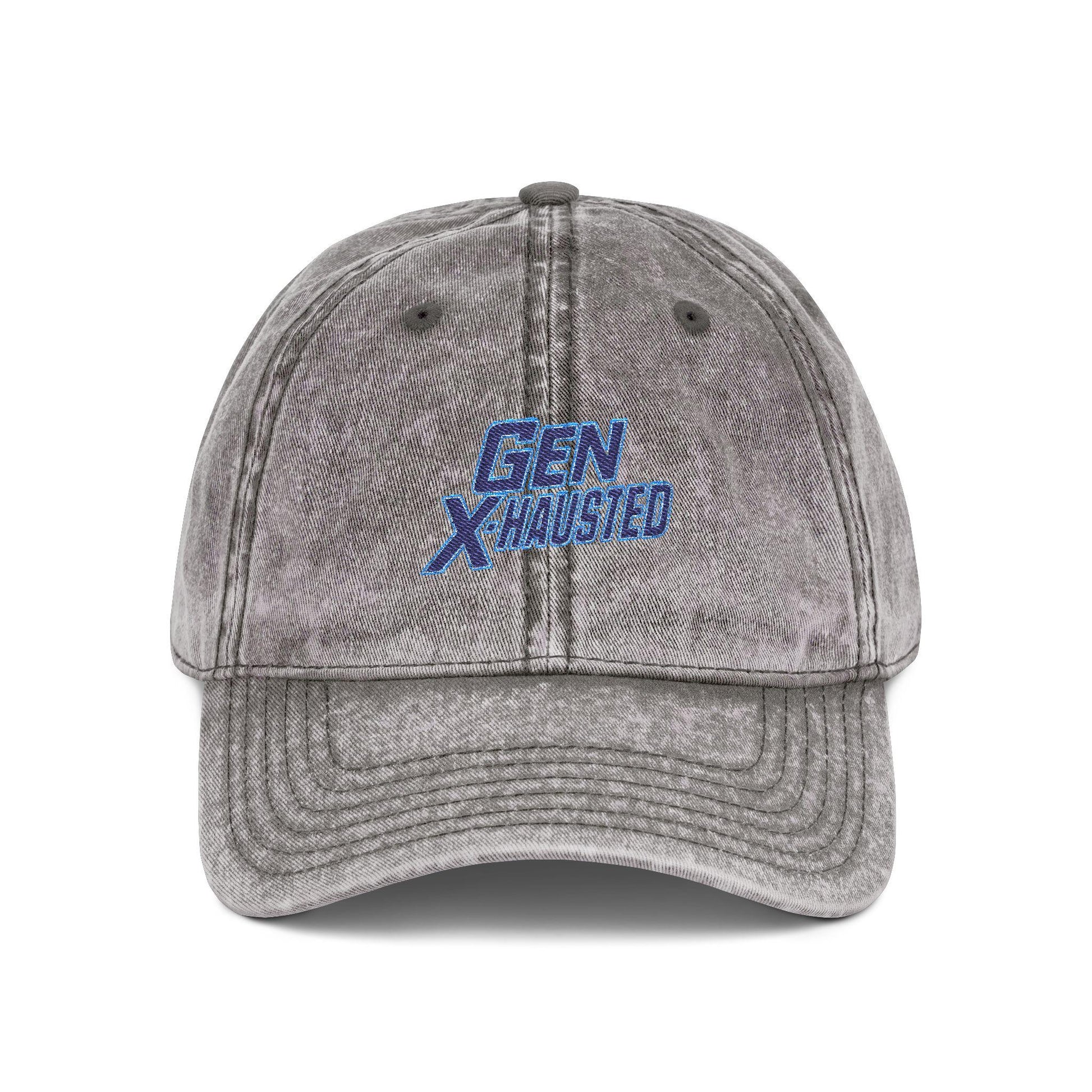Gen X Embroidered Vintage Cap: Retro Style Cotton Hat