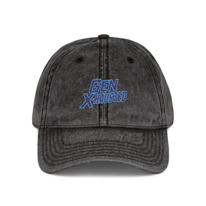 Gen X Embroidered Vintage Cap: Retro Style Cotton Hat