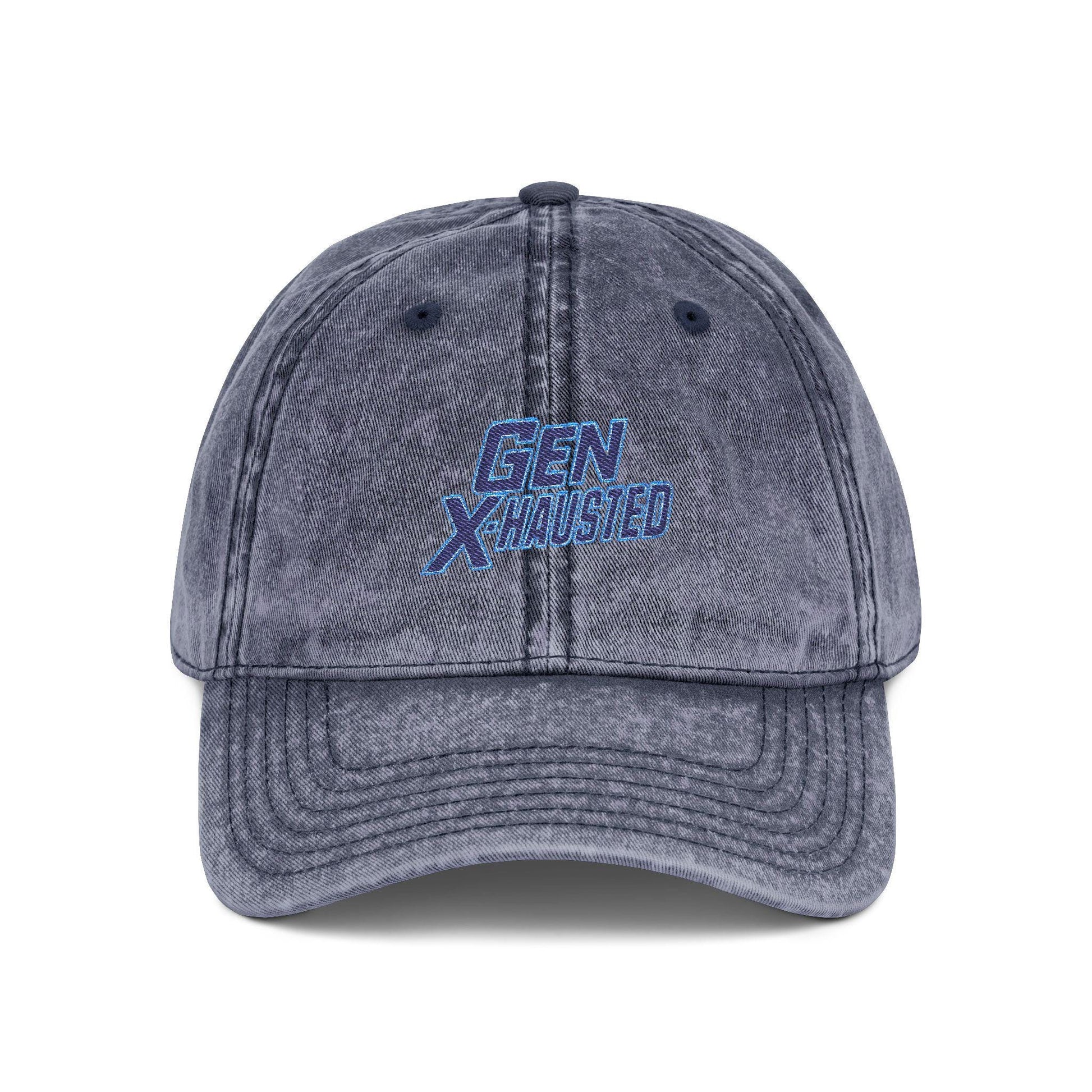 Gen X Embroidered Vintage Cap: Retro Style Cotton Hat