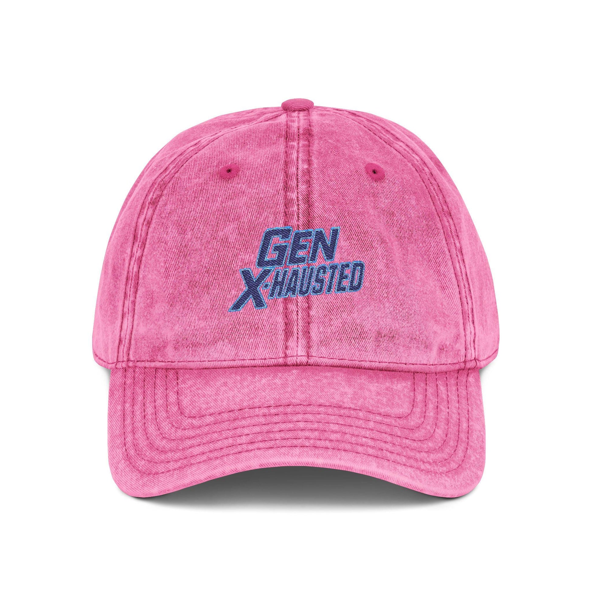 Gen X Embroidered Vintage Cap: Retro Style Cotton Hat