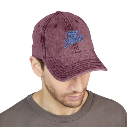 Gen X Embroidered Vintage Cap: Retro Style Cotton Hat
