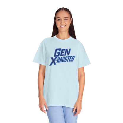 Gen X-Hausted T-Shirt: Retro 80s 90s Humor Tee