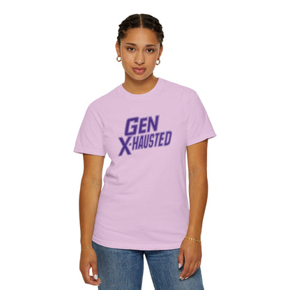 Gen X-Hausted T-Shirt: Retro 80s/90s Humor Tee