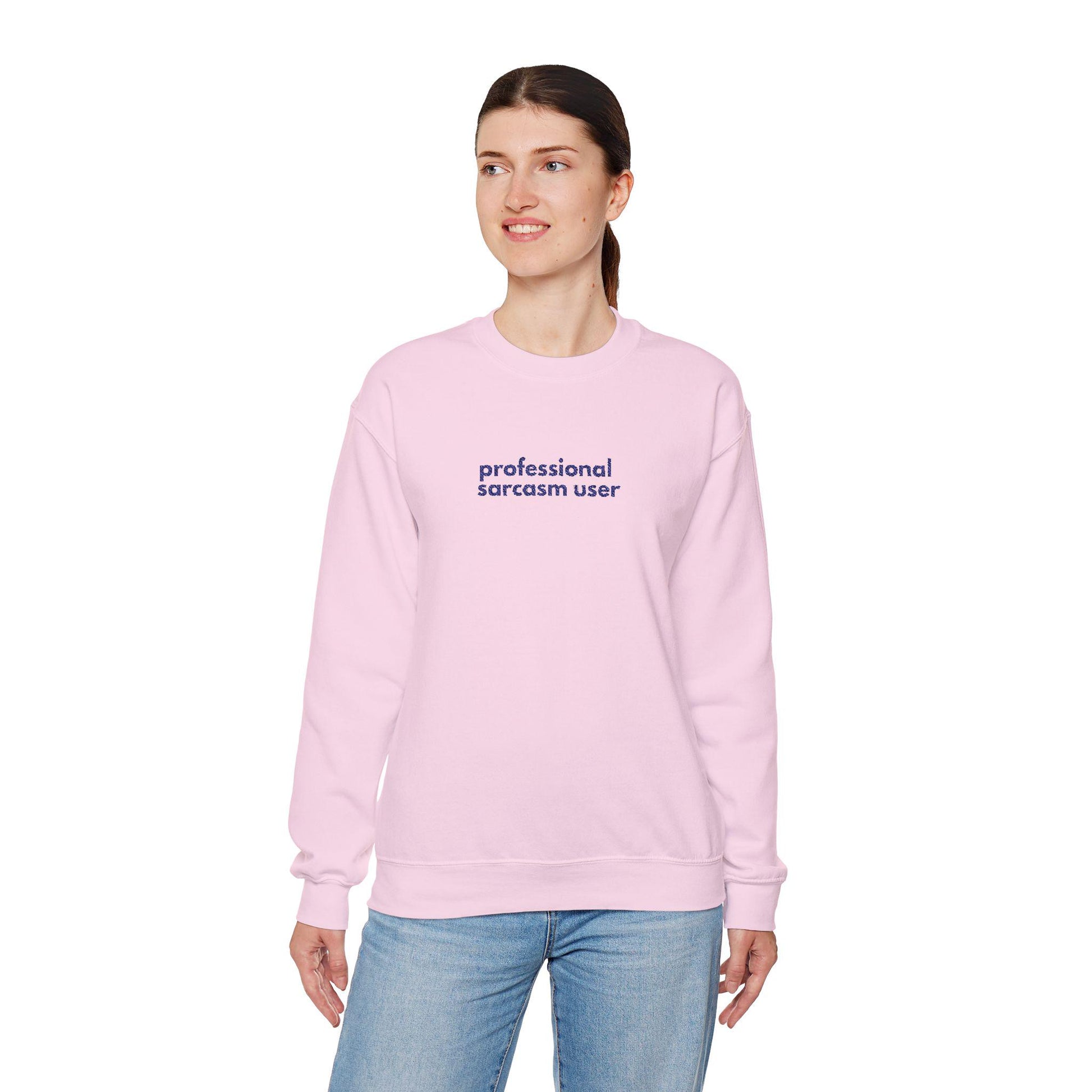 Professional Sarcasm Sweatshirt: Funny Crewneck for Friends