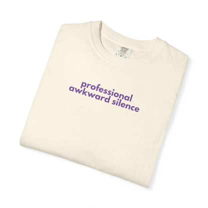 Awkward Silence T-Shirt: Funny Introvert Graphic Tee