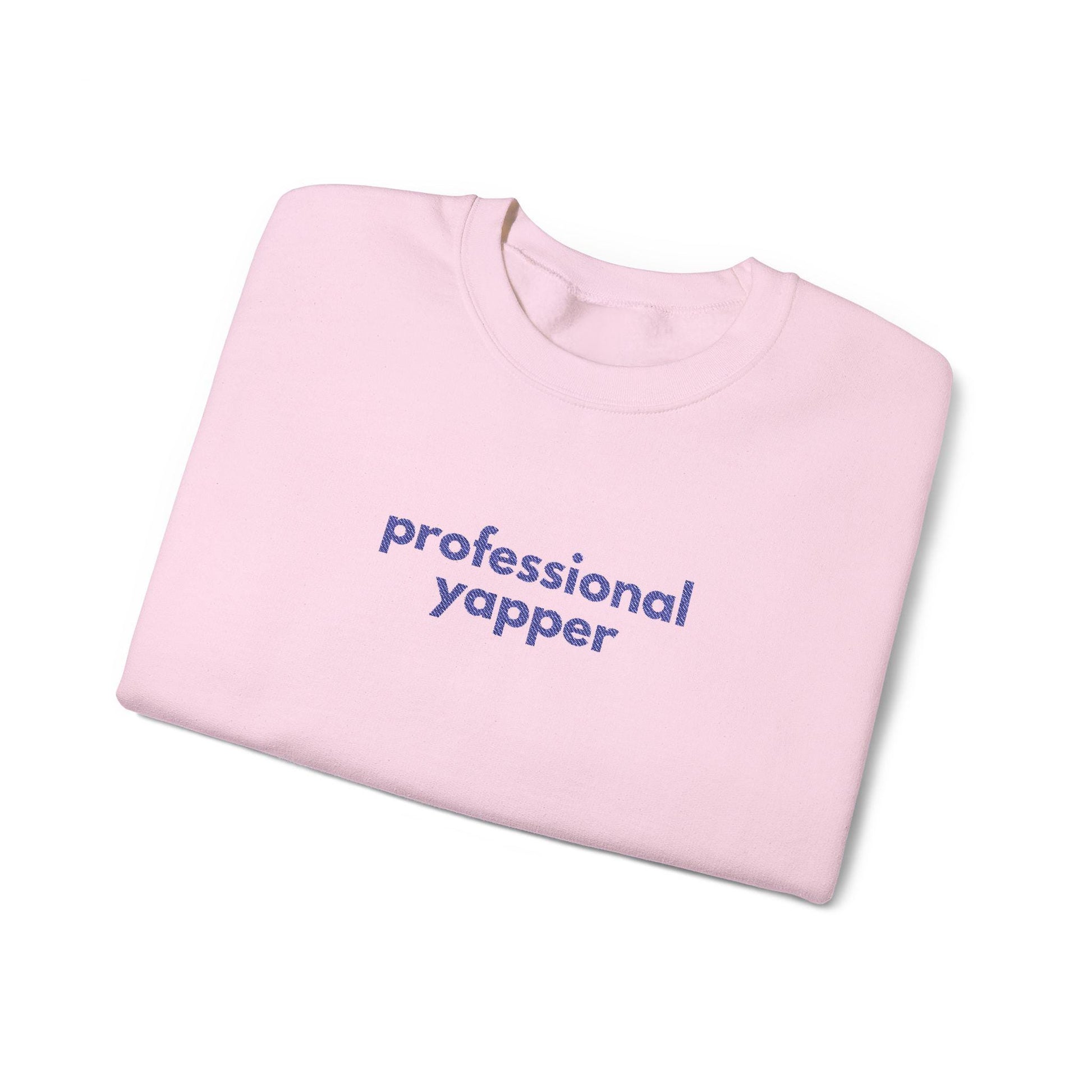 Professional Yapper Crewneck Sweatshirt: Cozy Dog Lover Gift