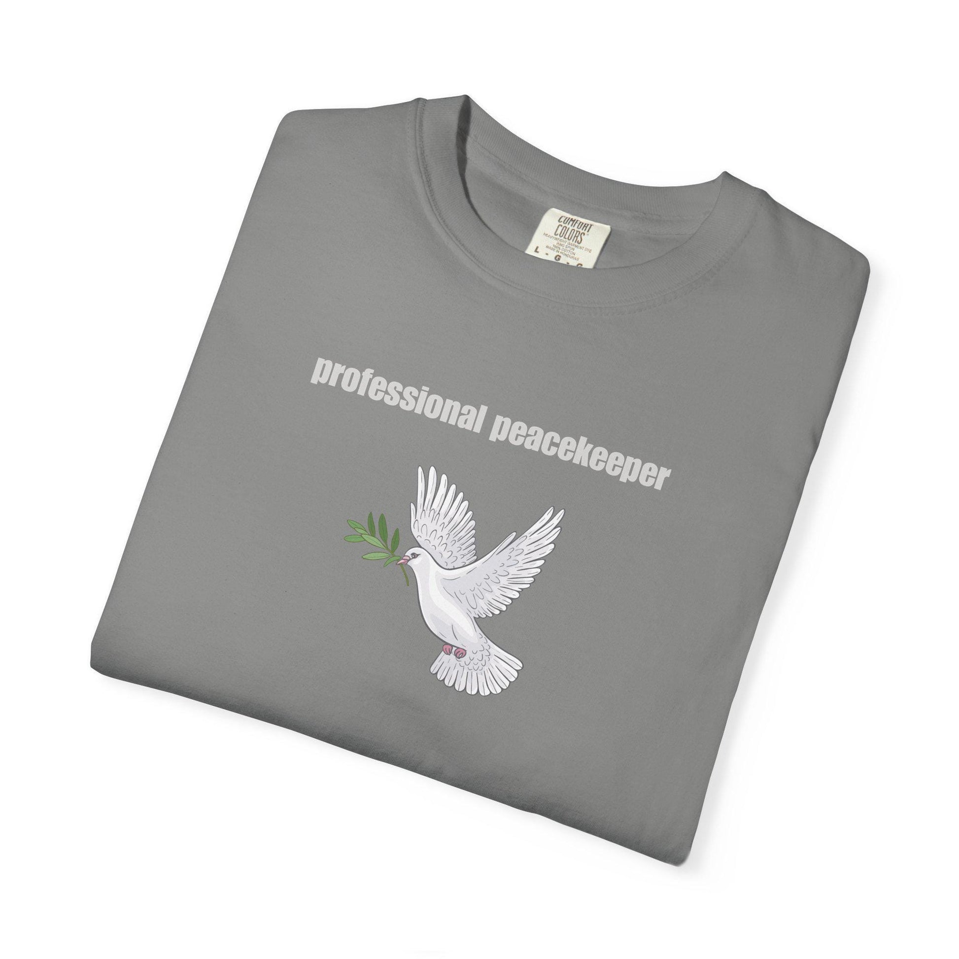 Peacekeeper T-Shirt: Unisex Garment-Dyed US Cotton Tee