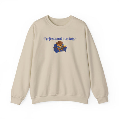 Funny "Professional Spectator" Sweatshirt: Cozy Unisex Crewneck