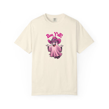 Boo Y'all Ghost T-Shirt: Fun Halloween Unisex Tee