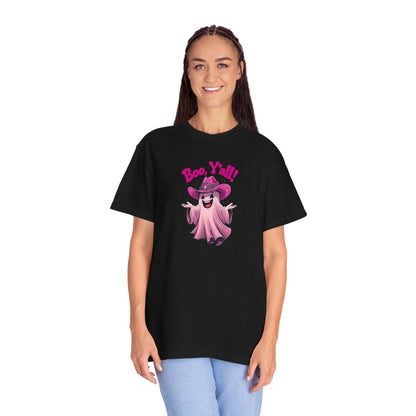 Boo Y'all Ghost T-Shirt: Fun Halloween Unisex Tee