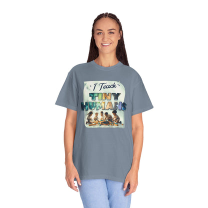 I Teach Tiny Humans T-Shirt: Funny Teacher Appreciation Gift