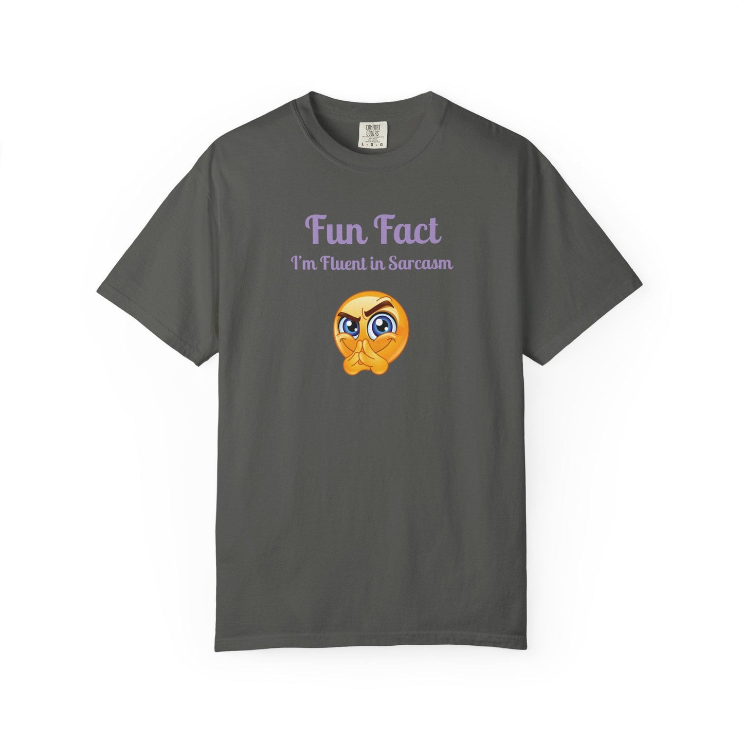 Sarcastic Quote T-Shirt: Fun Fact I'm Fluent in Sarcasm