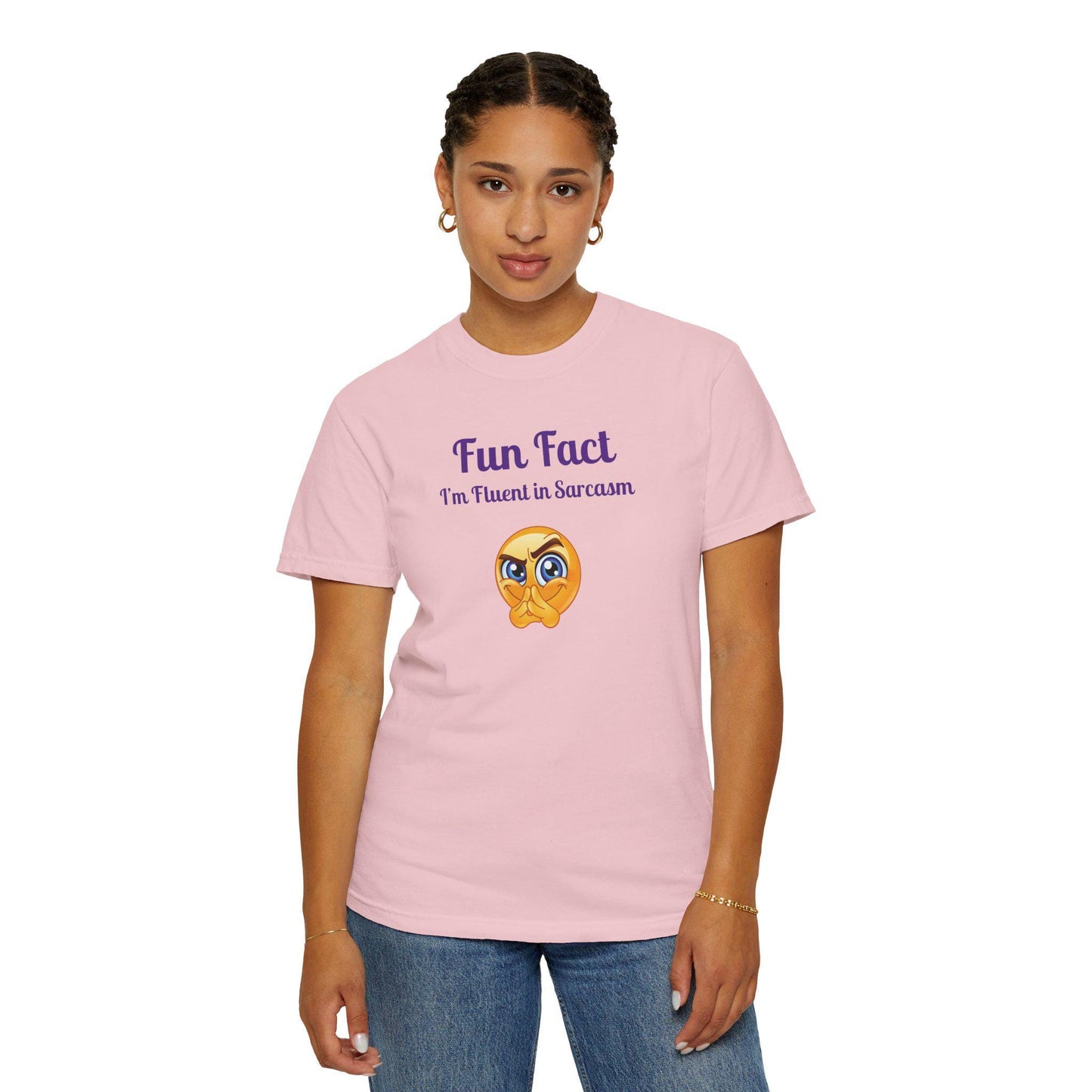Sarcastic Quote T-Shirt: Fun Fact I'm Fluent in Sarcasm