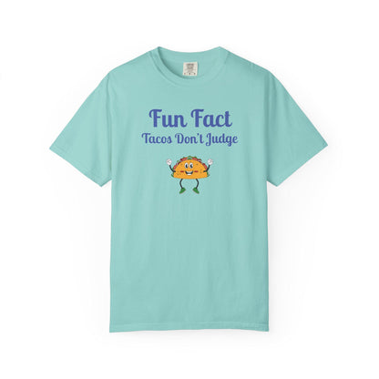 Fun Fact Taco Tee: Humorous Foodie Graphic T-Shirt