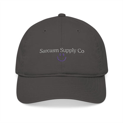Embroidered Organic Cotton Baseball Cap: Gen X Sarcasm Humor