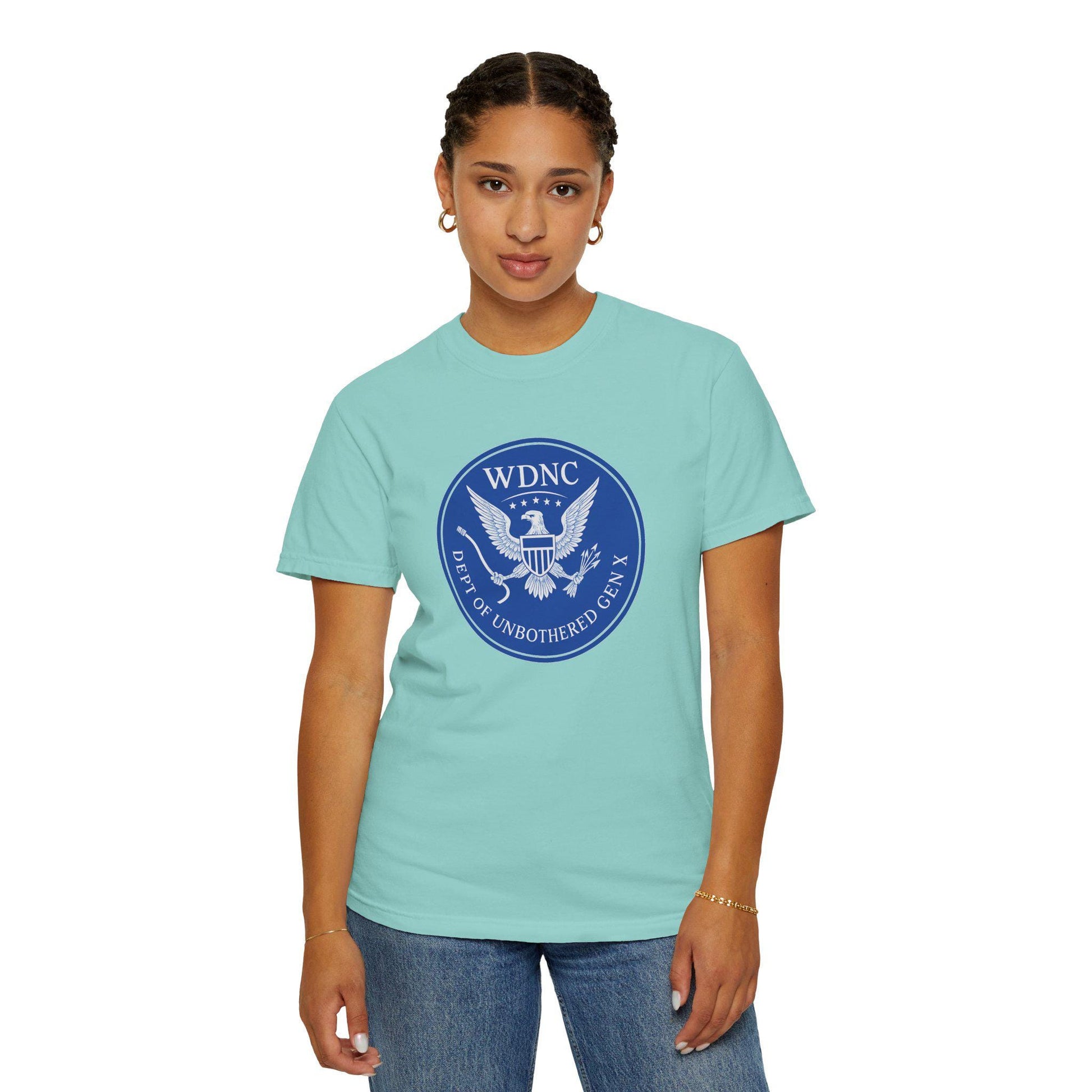 WDNC Unbothered Gen X Humor T-shirt, Funny Graphic Tee, Sarcastic Shirt, Vintage Unisex Top, Cool Tee