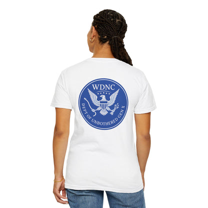 WDNC Unbothered Gen X Humor T-shirt, Funny Graphic Tee, Sarcastic Shirt, Vintage Unisex Top, Cool Tee