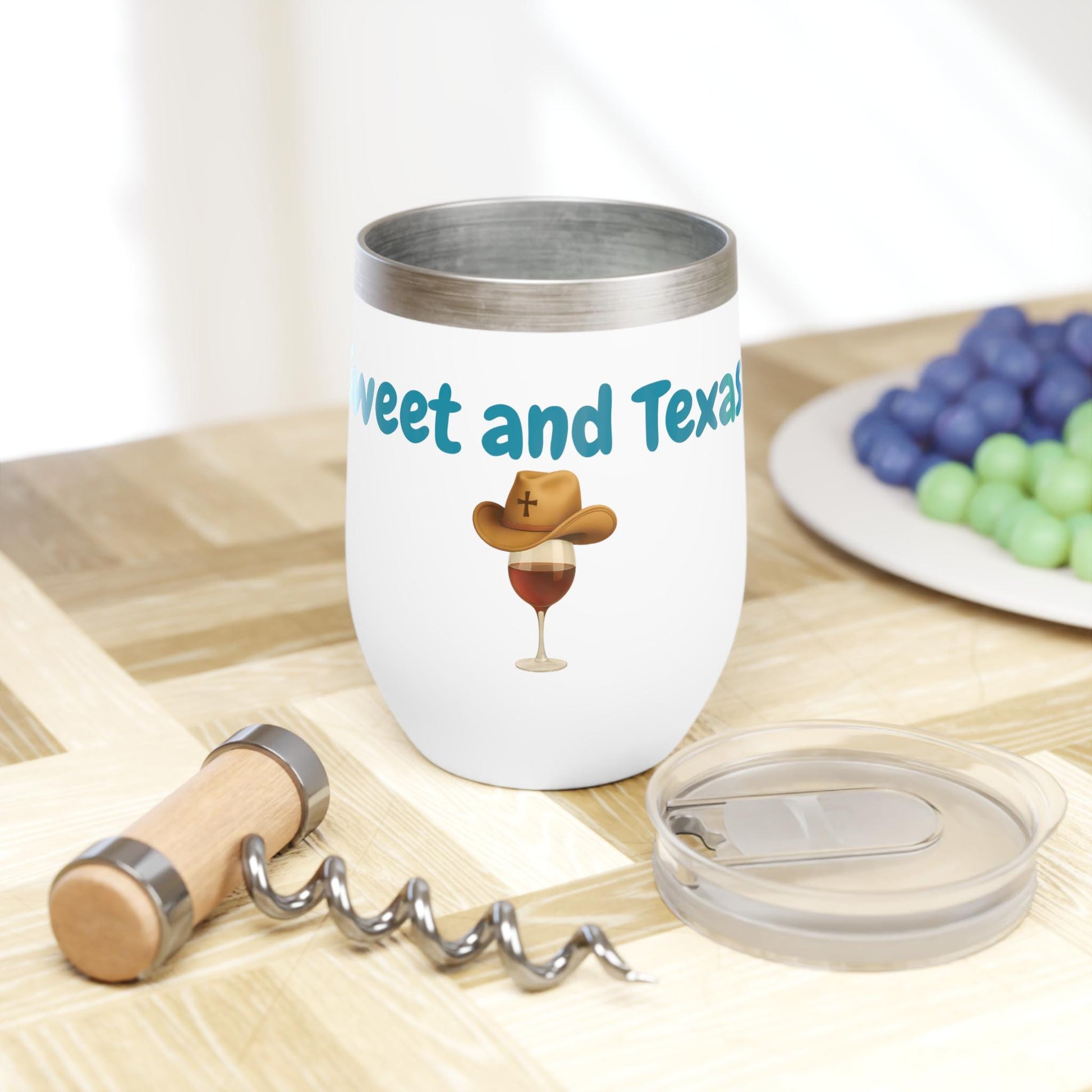 Texas Blessed Wine Tumbler: Stainless Steel Sippin' Sweet Cup