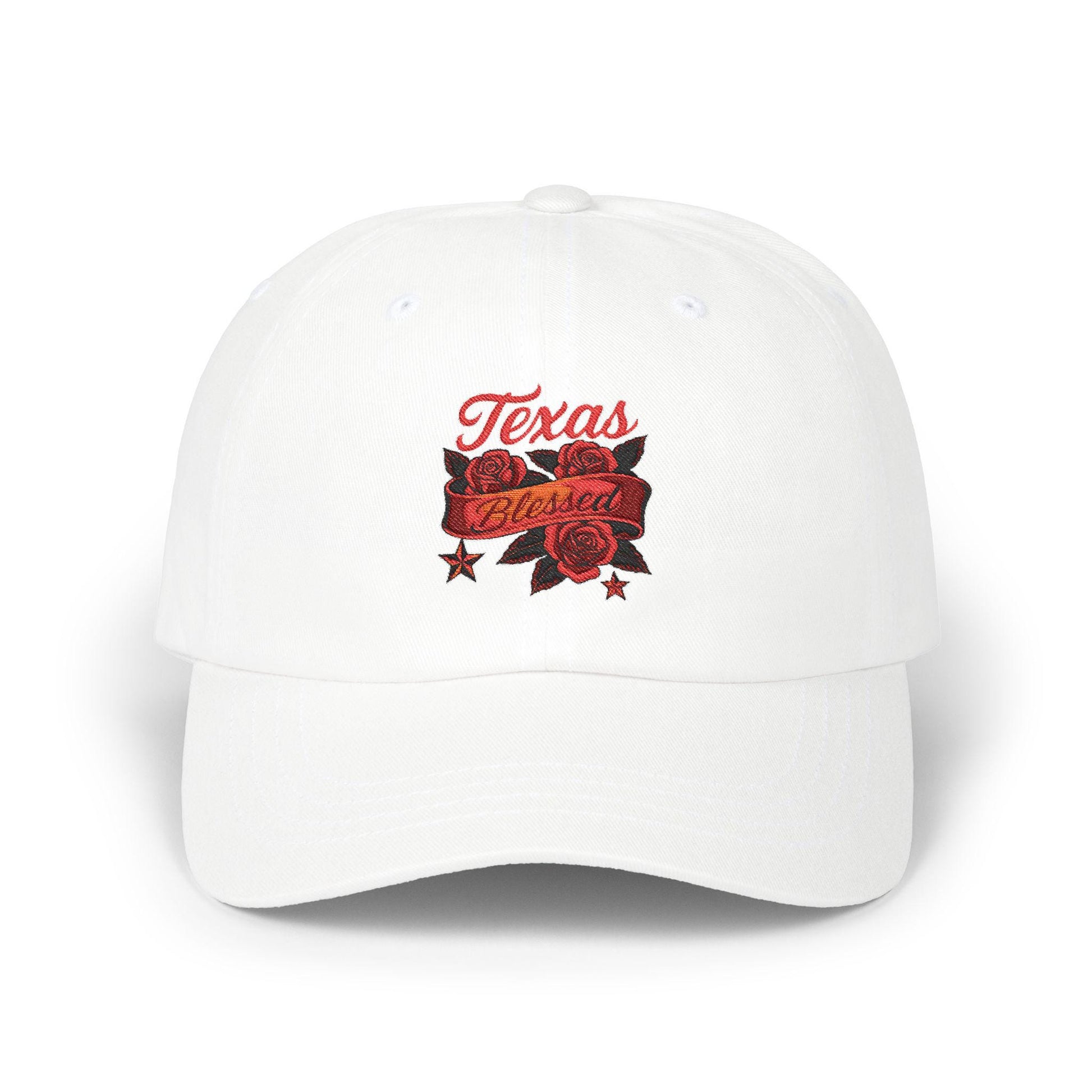 Texas Blessed Rose Dad Cap: Vintage Style Baseball Hat