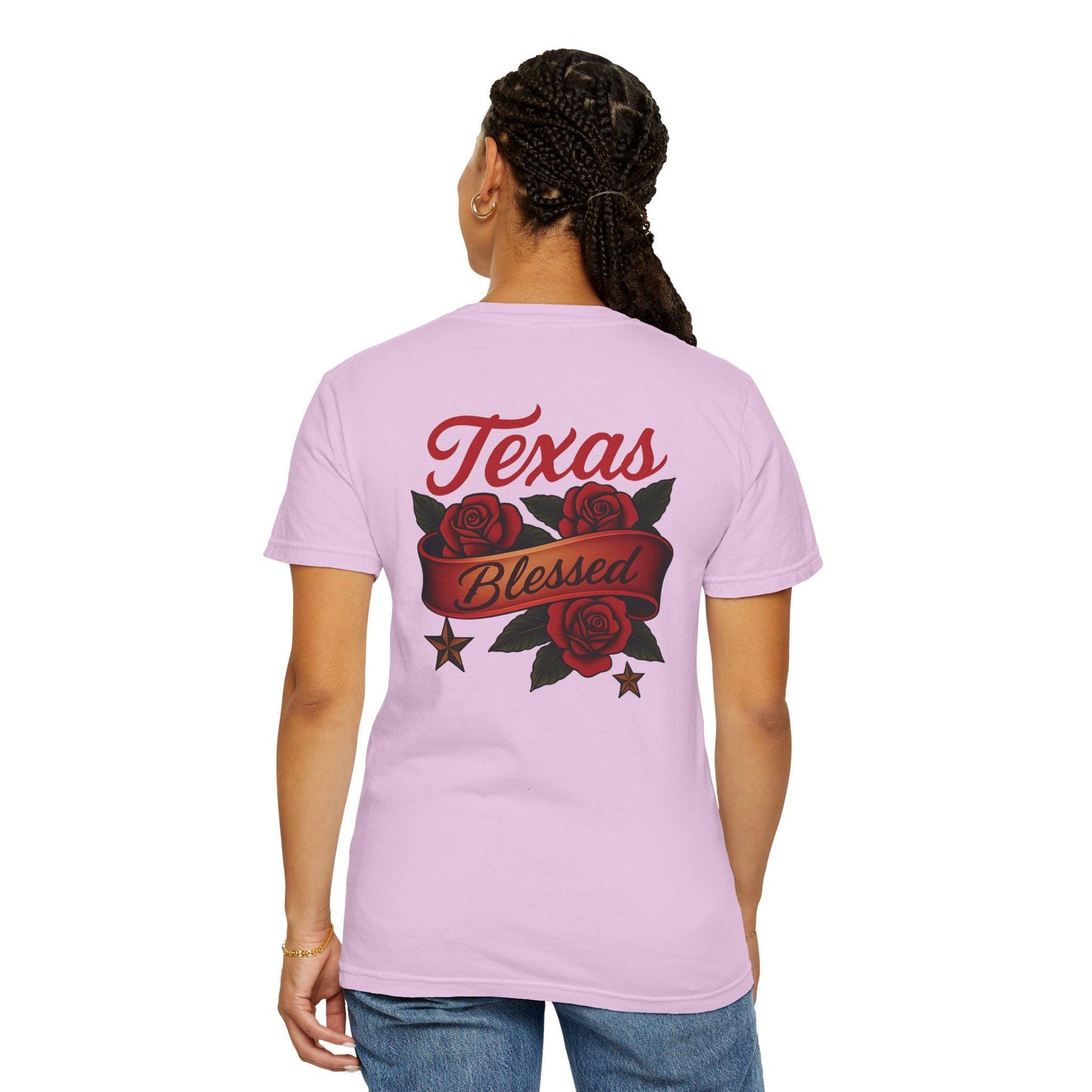 Texas Blessed Garment-Dyed T-shirt: Unisex Comfort Colors Tee