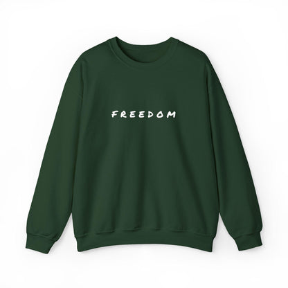 Freedom Crewneck Sweatshirt: Cozy Unisex Cotton-Blend