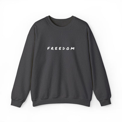 Freedom Crewneck Sweatshirt: Cozy Unisex Cotton-Blend