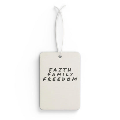 Faith Family Freedom Car Air Freshener: Inspirational Scents
