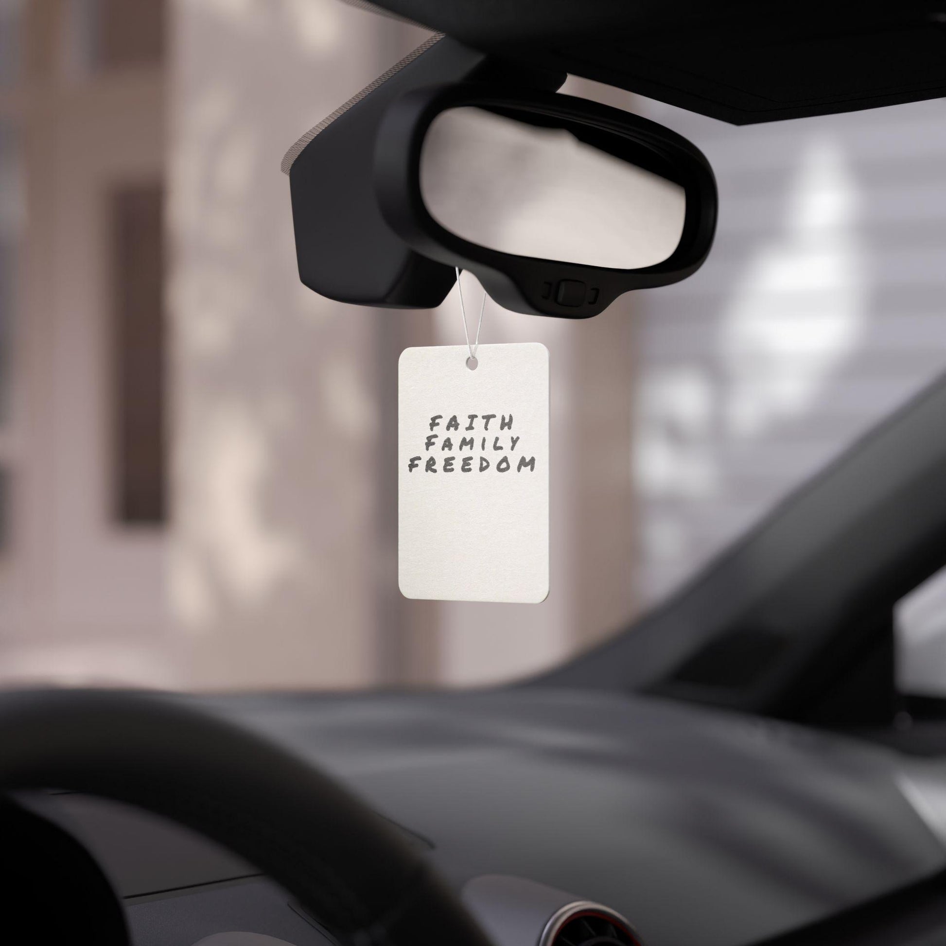 Faith Family Freedom Car Air Freshener: Inspirational Scents