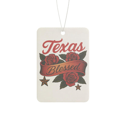 Texas Floral Car Air Freshener: Blessed Home Fragrance