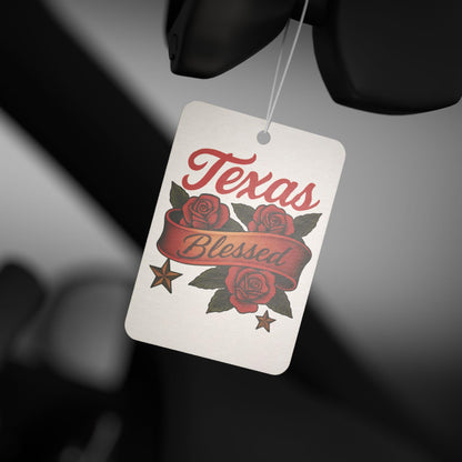 Texas Floral Car Air Freshener: Blessed Home Fragrance