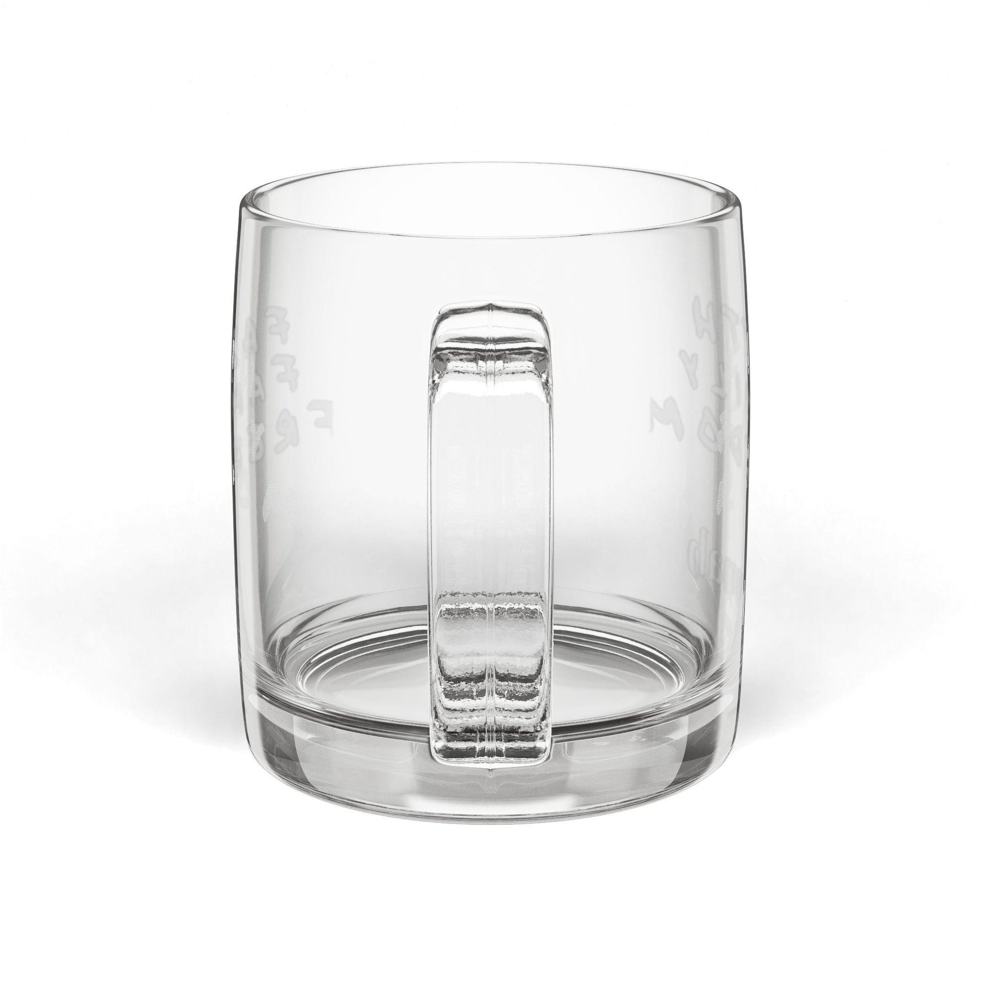 Engraved Glass Coffee Mug: Faith Family Freedom, Patriotic Gift