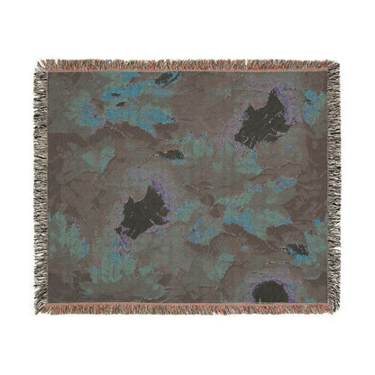 Cozy Artistic Woven Blanket - Floral & Abstract Home Decor, Great for Gift, Sofa, Bed, Fall Decor, Warm Throw