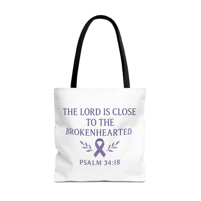 Inspirational Tote Bag, Meaningful Gift for Healing, Supportive Message, Versatile Use, Great for Christian Gifts