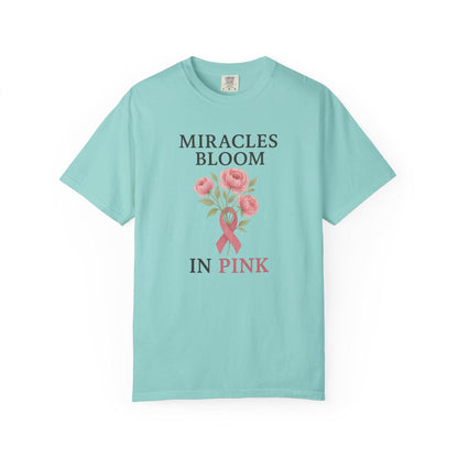 Breast Cancer Awareness T-Shirt, Floral Design for Charity Events, Gifts for Survivors, Unisex Apparel, Supportive Fashion