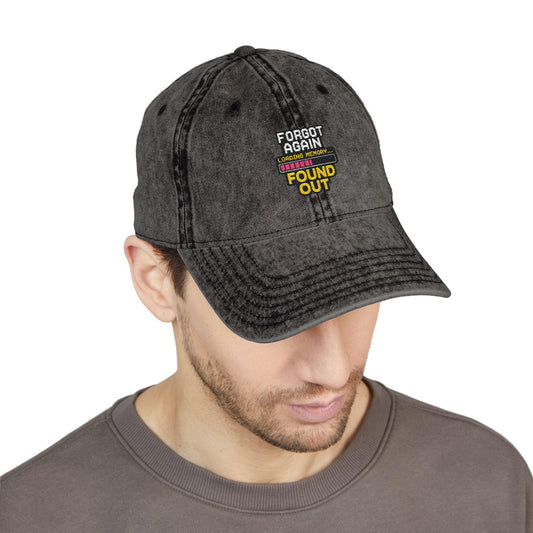 Embroidered Vintage Cotton Cap, Retro Gen X Gamer Style, Classic Cotton Hat, Gaming Enthusiast Cap, Vintage Style Hat