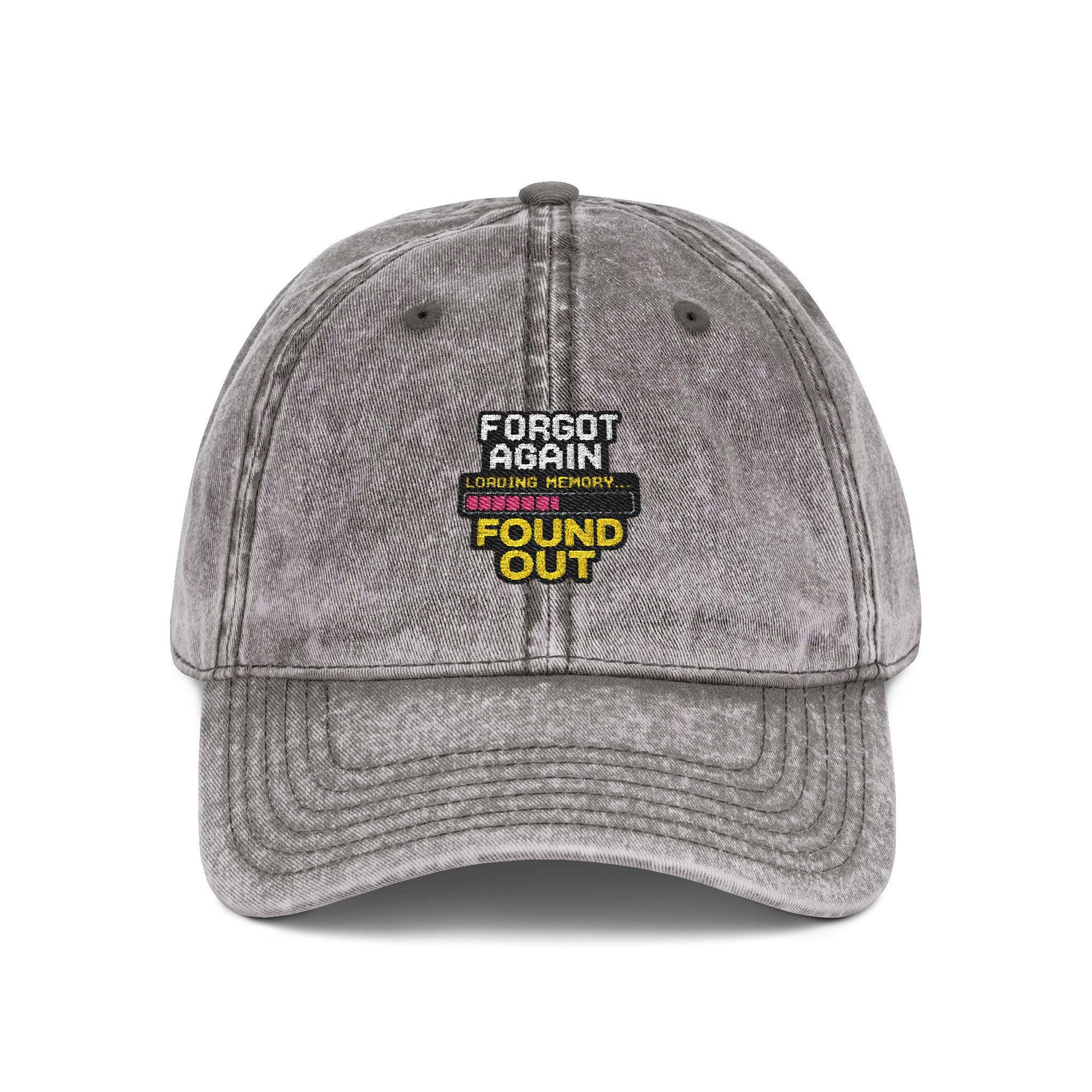 Embroidered Vintage Cotton Cap, Retro Gen X Gamer Style, Classic Cotton Hat, Gaming Enthusiast Cap, Vintage Style Hat