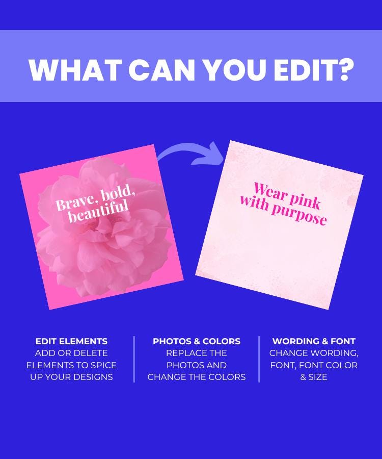 90 Breast Cancer Awareness Quotes | Inspirational Pink Ribbon Sayings (Digital Download)