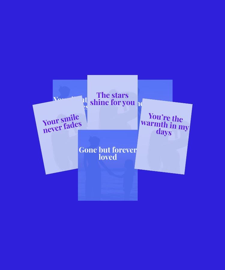 90 Bereavement Quote Bundle: Loss of Child Memorial (Canva Editable)