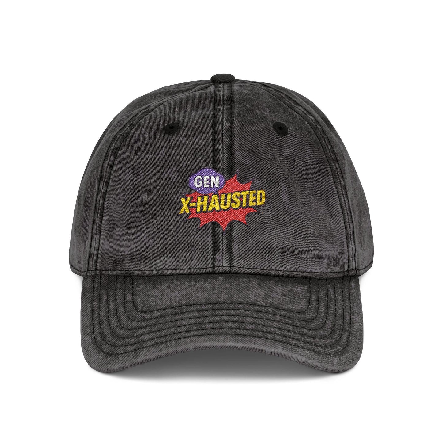 Vintage Embroidered Cap - Trendy Hat for Gen X, Funny Gift, Casual Wear, Retro Style, Birthday Gift, Summer Accessory