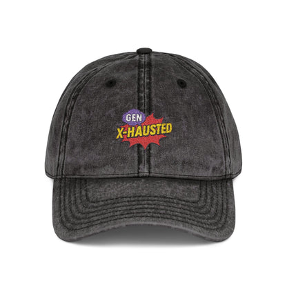 Vintage Embroidered Cap - Trendy Hat for Gen X, Funny Gift, Casual Wear, Retro Style, Birthday Gift, Summer Accessory
